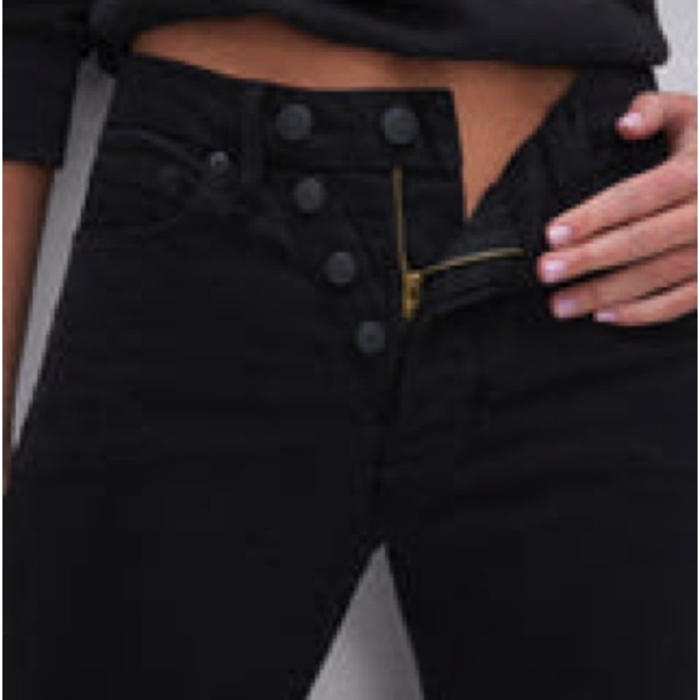 GOOD AMERICAN SKINNY SUPER COMPRESSION JEANS | BLACK001 - SIZE 4 NEW WITH TAGS